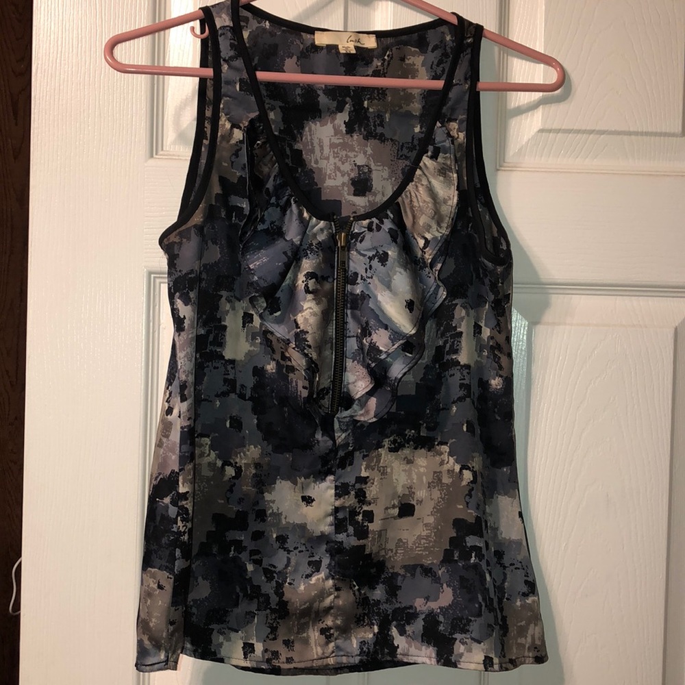 Lush flowery sleeveless top